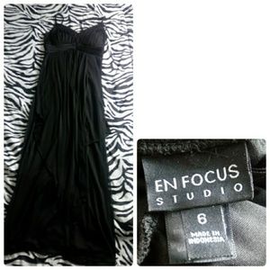 50% OFF En Focus Studio Formal Black Dress
